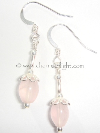 Rose Quartz Earrings